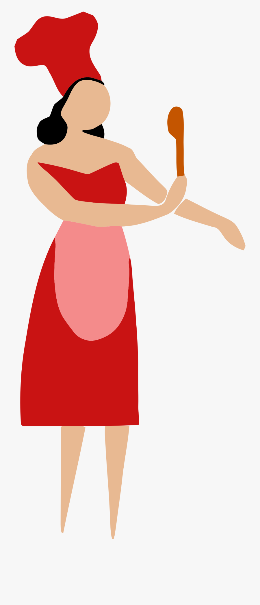 Best Cooking Cook - Woman Cooking Clipart Transparent, Transparent Clipart