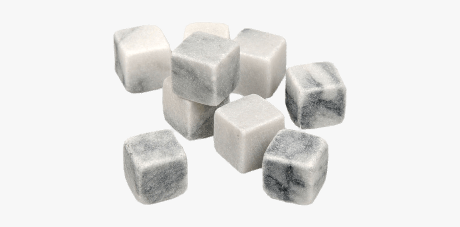 White Marble Icecubes - Blokjes Marmer, Transparent Clipart