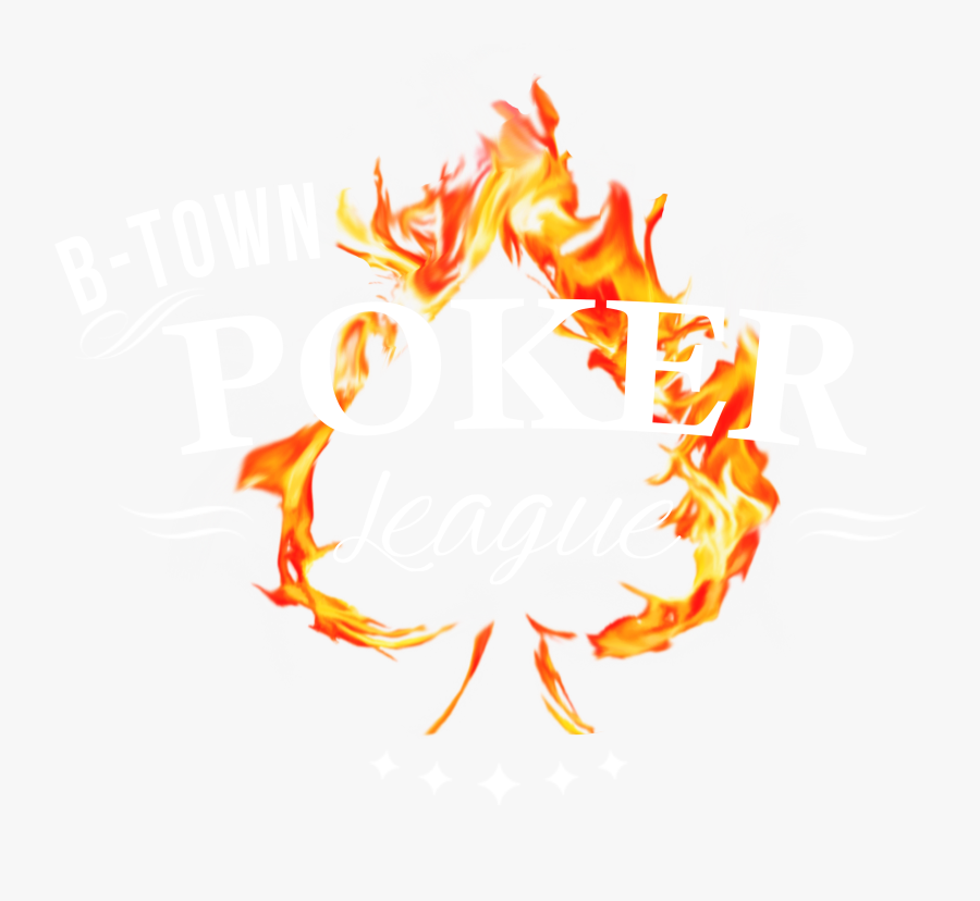 B-town Poker League - Poker Chips On Fire, Transparent Clipart