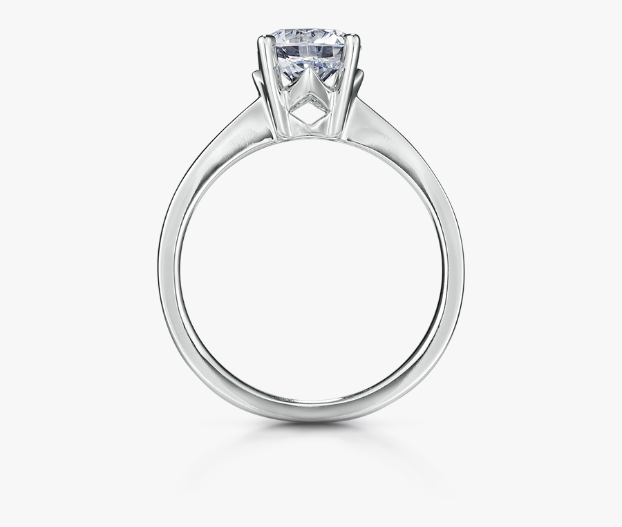 Clip Art Crown Solitaire - Engagement Ring, Transparent Clipart