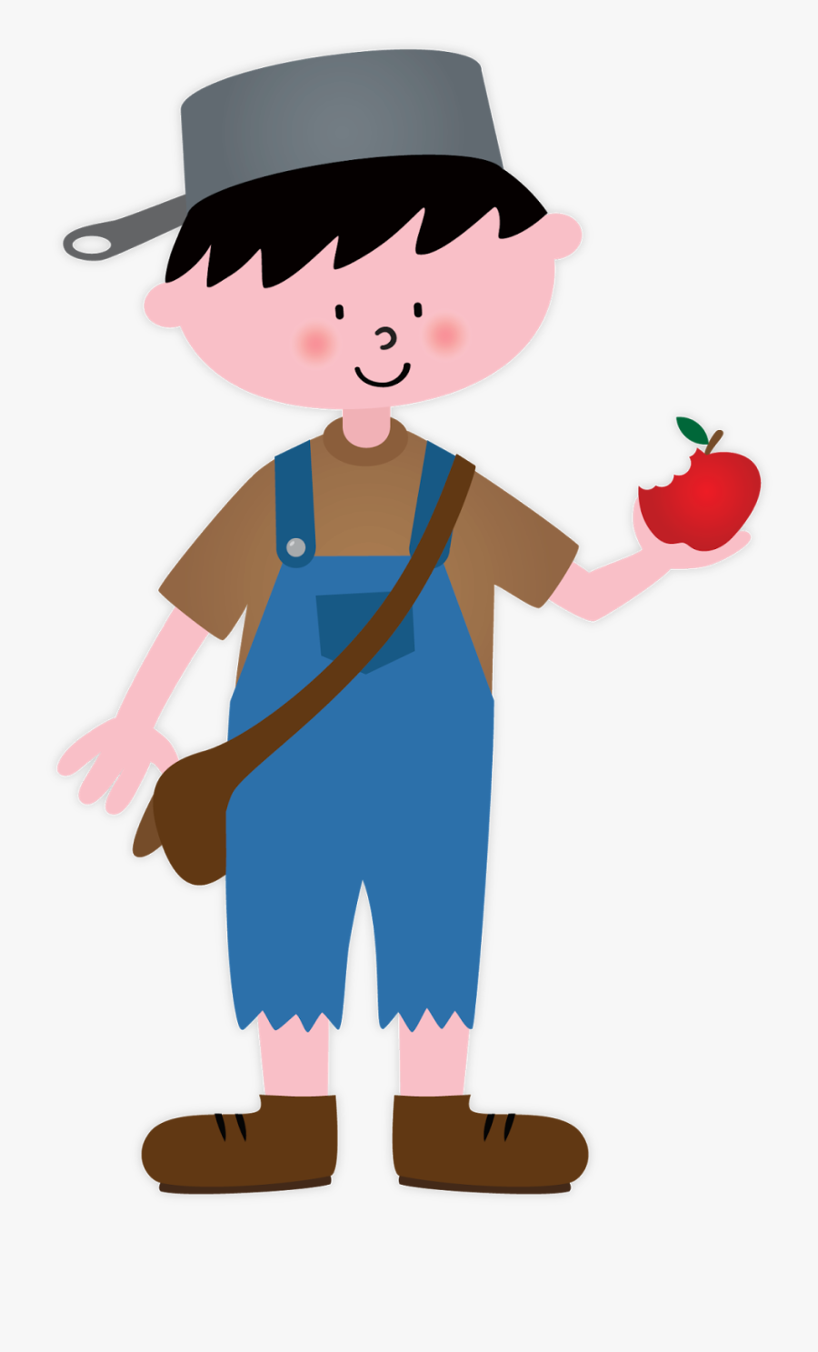 Clip Art Johnny Appleseed, Transparent Clipart