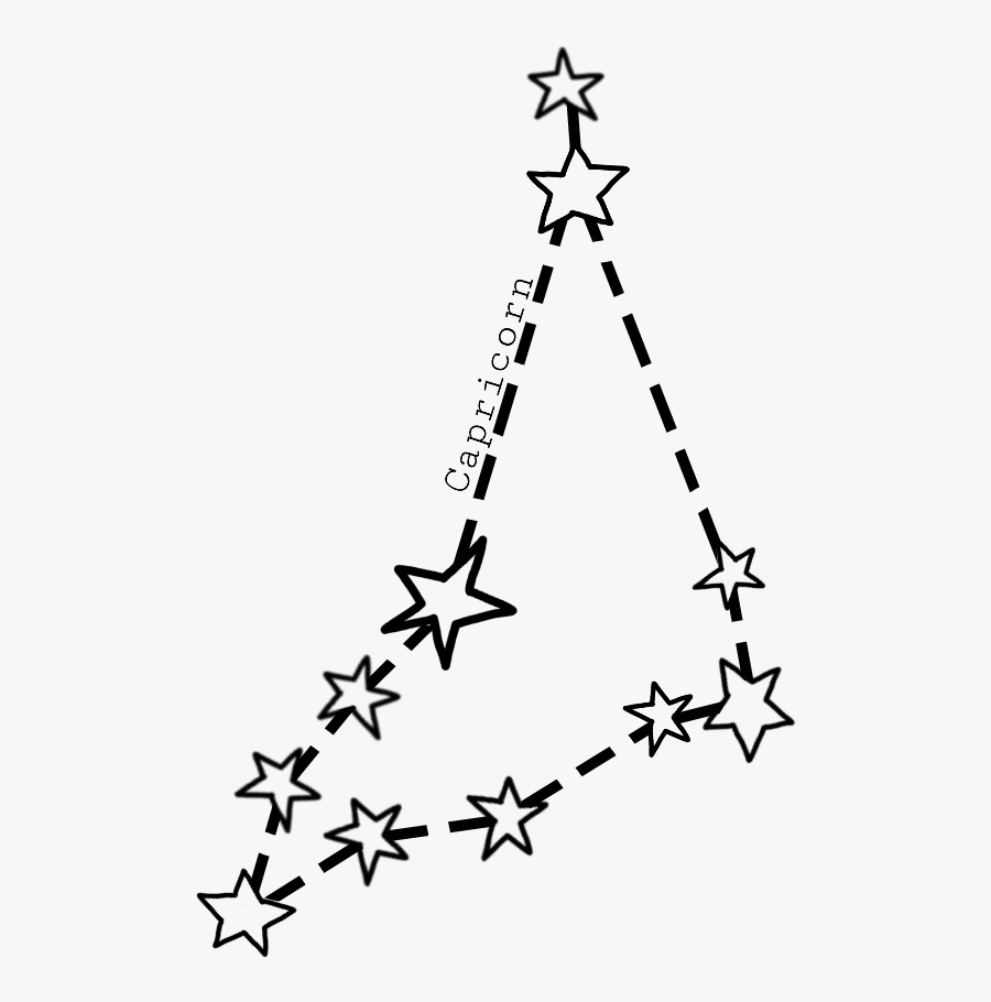 #capricorn #starsign #stars #star #sign #cute #tumblr - Triangle, Transparent Clipart