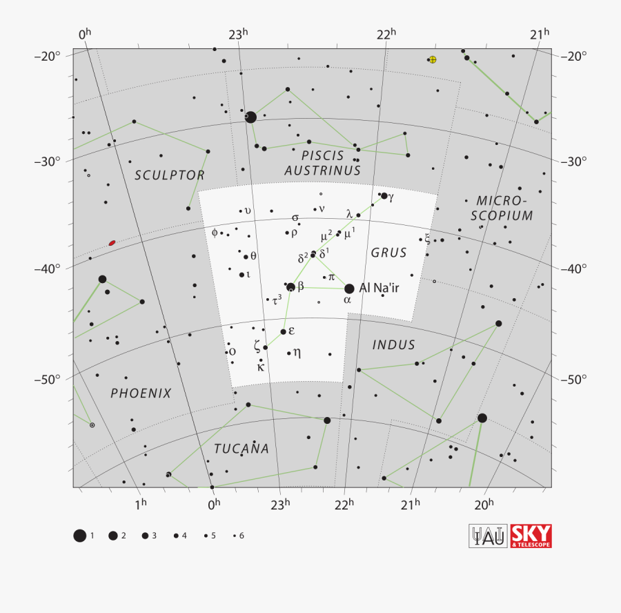 Constellation 40 Png - Grus Constellation, Transparent Clipart
