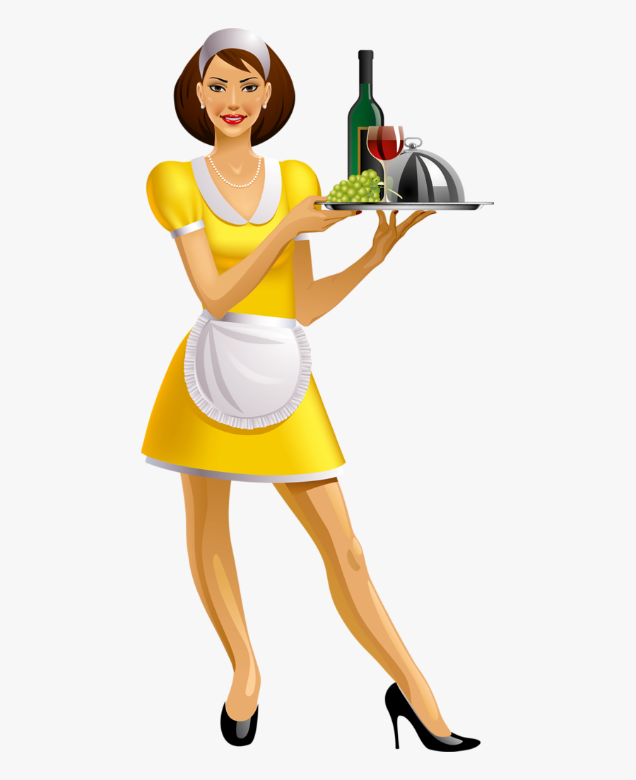 Transparent Waitresses Clipart - Waitress Png, Transparent Clipart