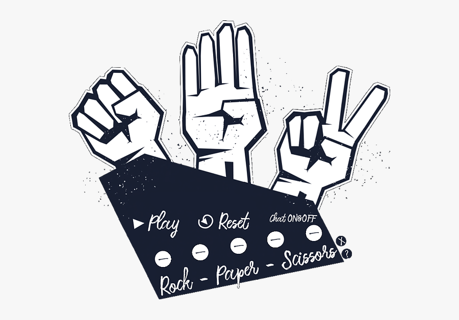 Rock, Paper, Scissors Game, Transparent Clipart