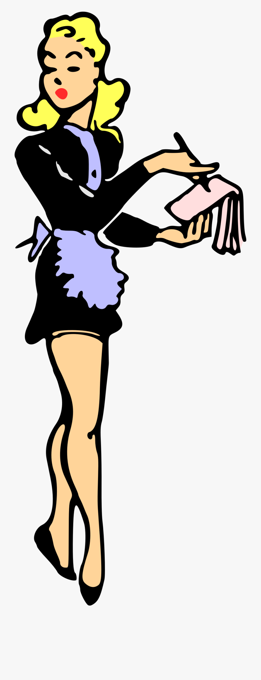 Transparent Servants Clipart - Clipart Waitress, Transparent Clipart
