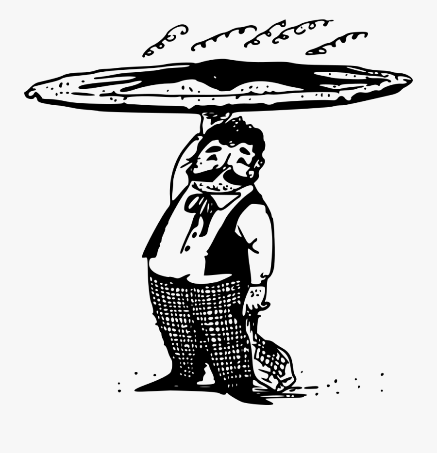 Waiter Clip Art Download - Take Away Pos Ticket, Transparent Clipart