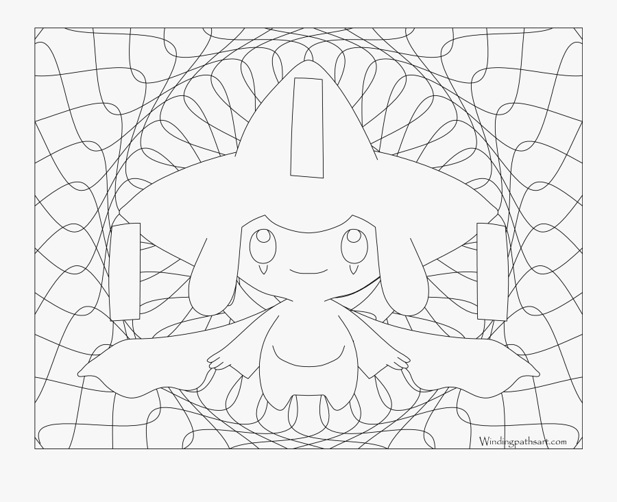 Jirachi Coloring Pages, Transparent Clipart