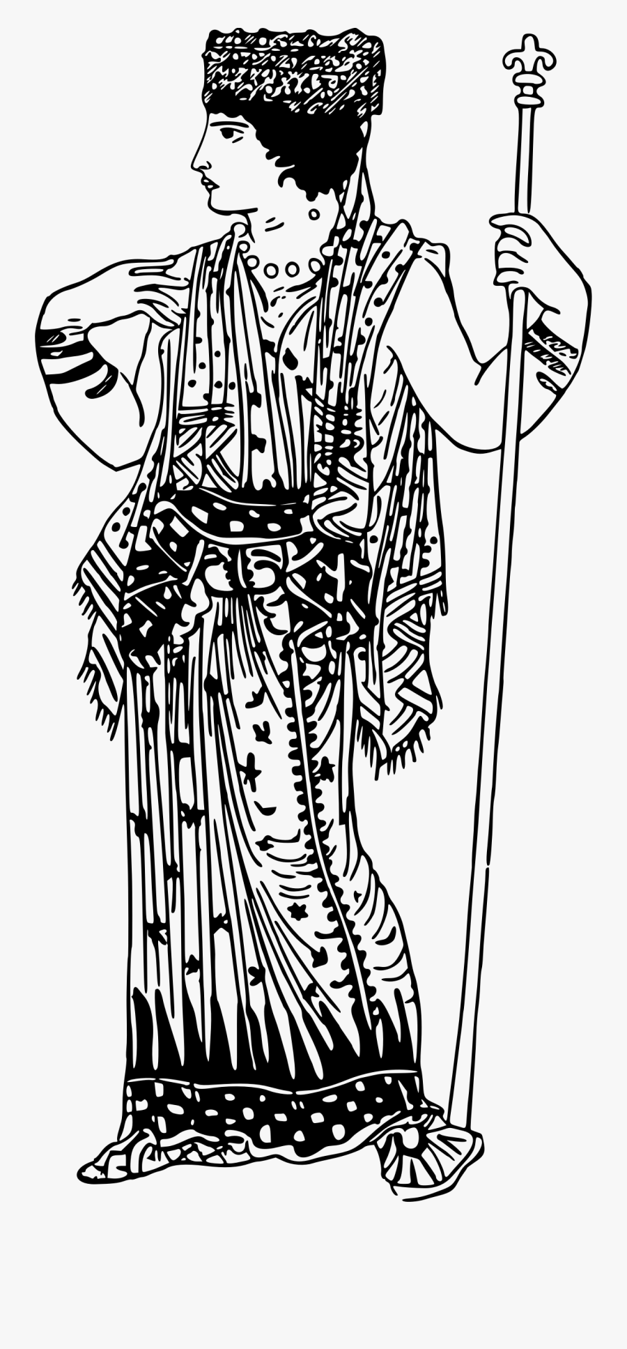 Vintage Greek Dress Clip Arts - Clothing, Transparent Clipart