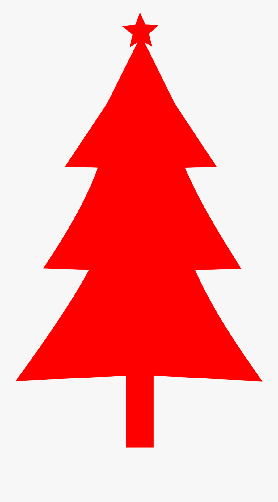Clip Art Red Christmas Tree , Png Download - Clip Art Red Christmas Tree, Transparent Clipart