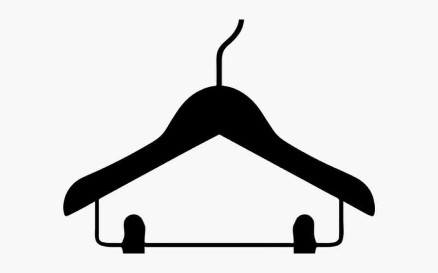 Dress Clipart Hanger - Hanger With Clips Clipart, Transparent Clipart