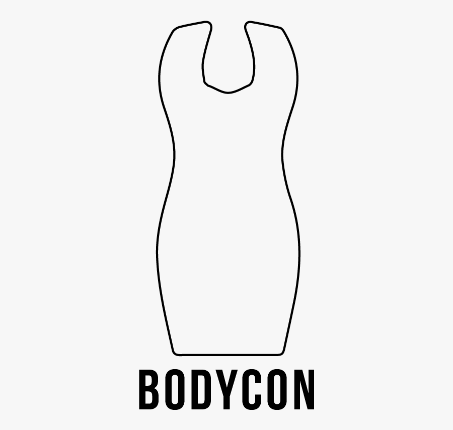 Dresser Clipart Cool Dress - Line Art, Transparent Clipart