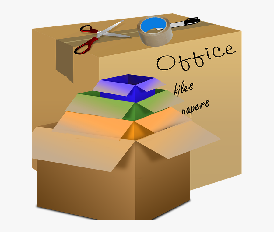 Transparent Moving Boxes Png - Moving Boxes Clip Art, Transparent Clipart