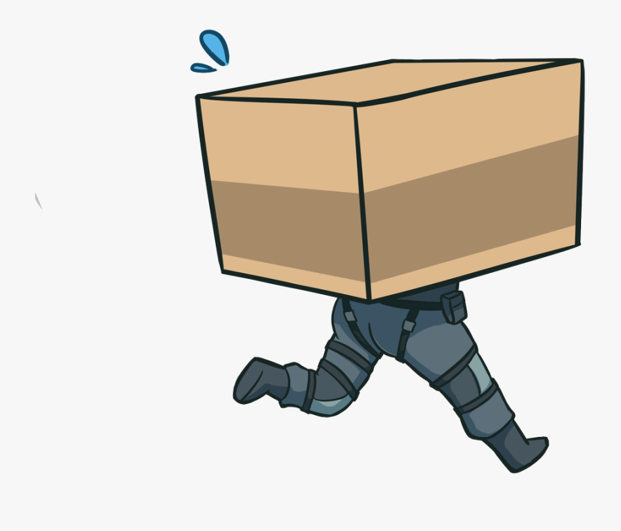 Mgs Cardboard Box Drawing, Transparent Clipart