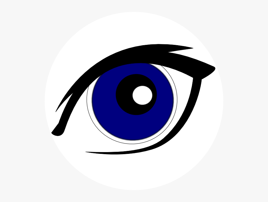 Blue Eye Svg Clip Arts - Transparent Eye Clip Art Png, Transparent Clipart