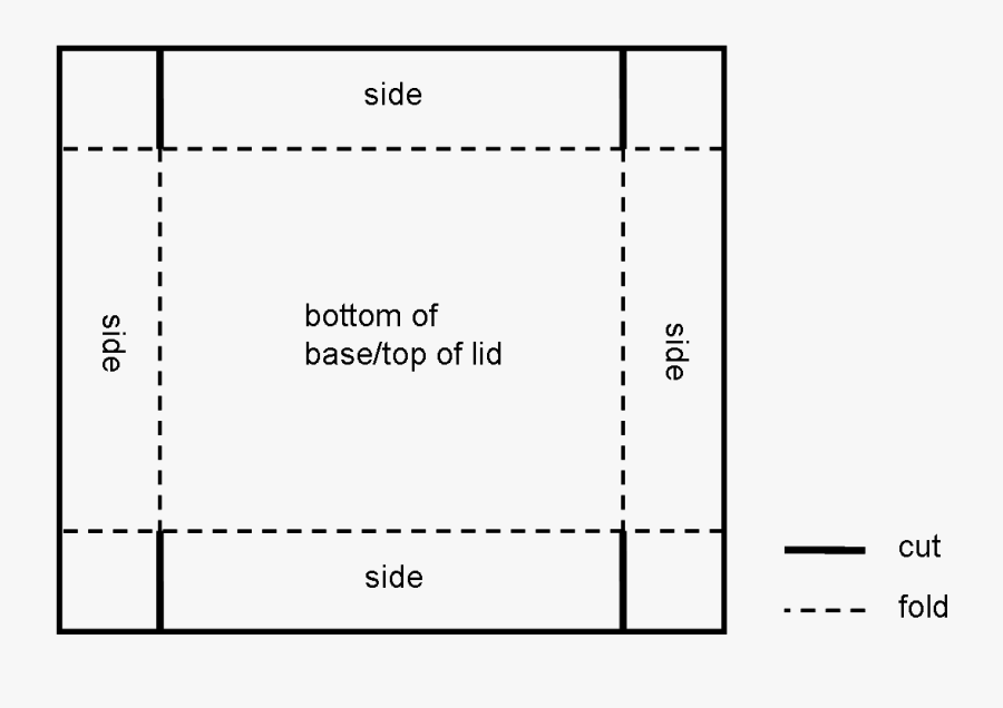 Make A Box Lid Out, Transparent Clipart