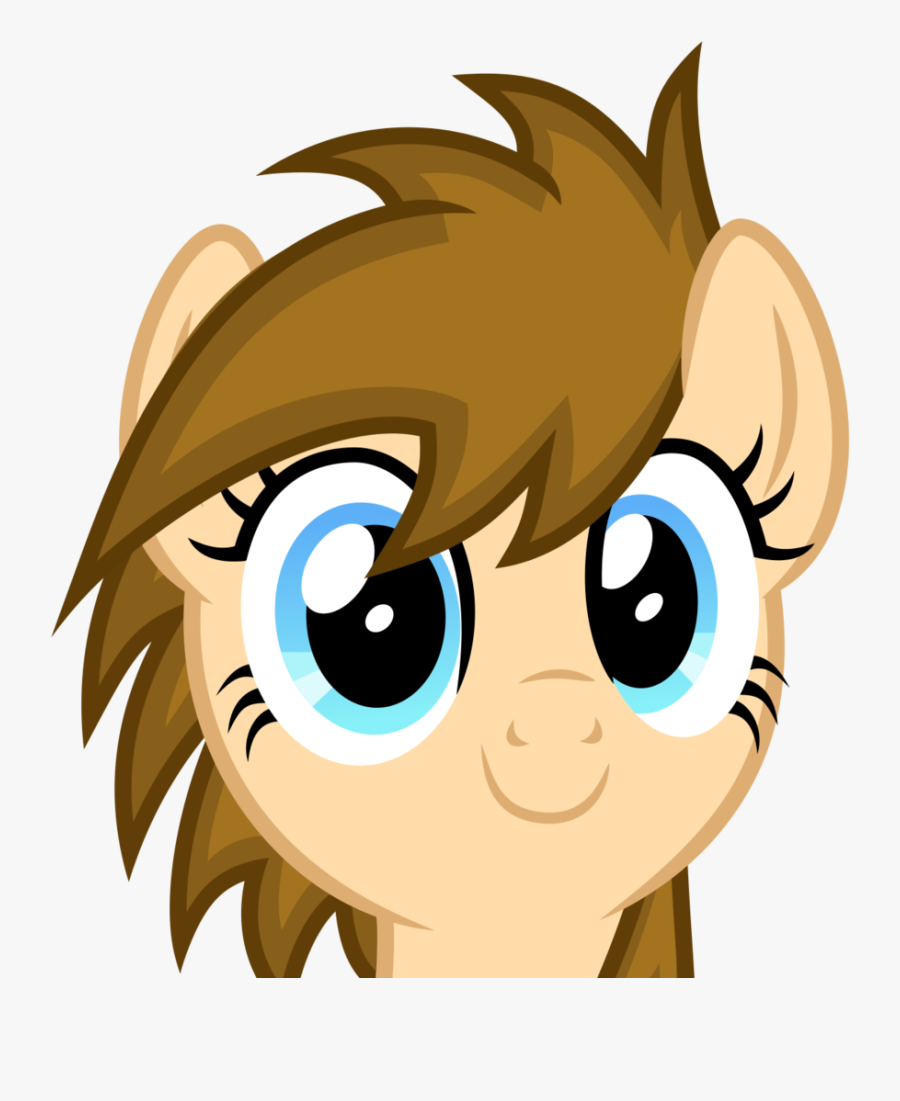 Peahead, Blue Eyes, Bust, Cutie Mark, Derpibooru Exclusive, - Cartoon, Transparent Clipart