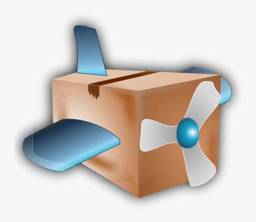 Carton Box Engine - Air Plane Box, Transparent Clipart