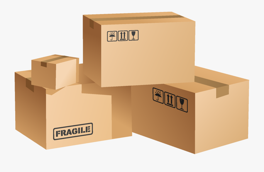 Carton Box, Transparent Clipart