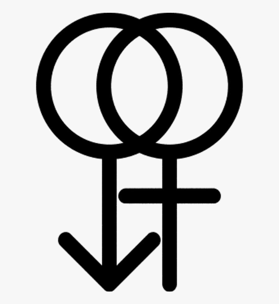 Gender Symbol Transgender Trans Woman - Gender Icon Transparent Background, Transparent Clipart