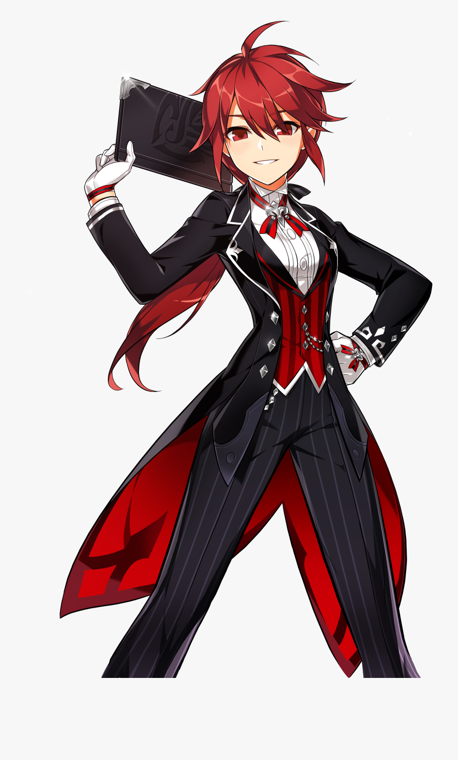 Transparent Anime Sweat Png - Elsword Elesis Butler, Transparent Clipart