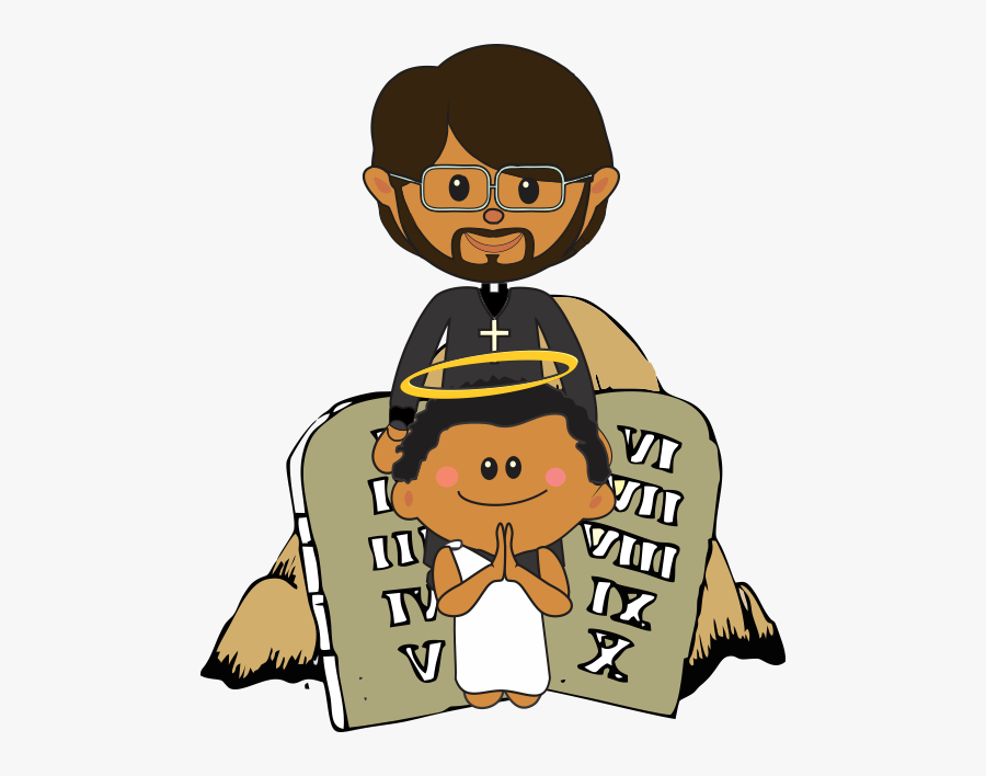 Family Faith Focus April - Ten Commandments Catholic Clipart, Transparent Clipart