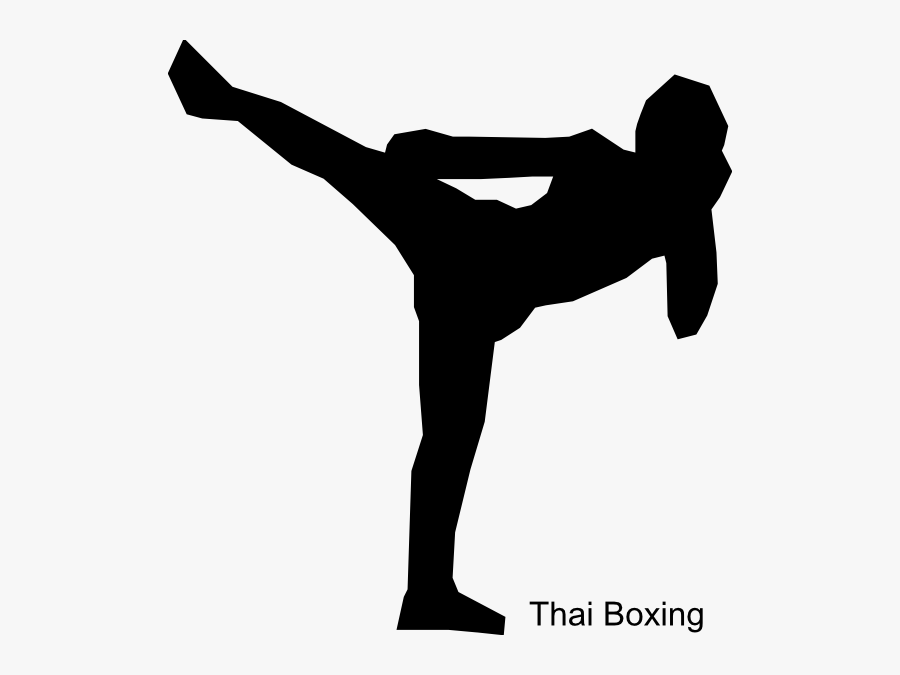 Muay Thai Cartoon, Transparent Clipart