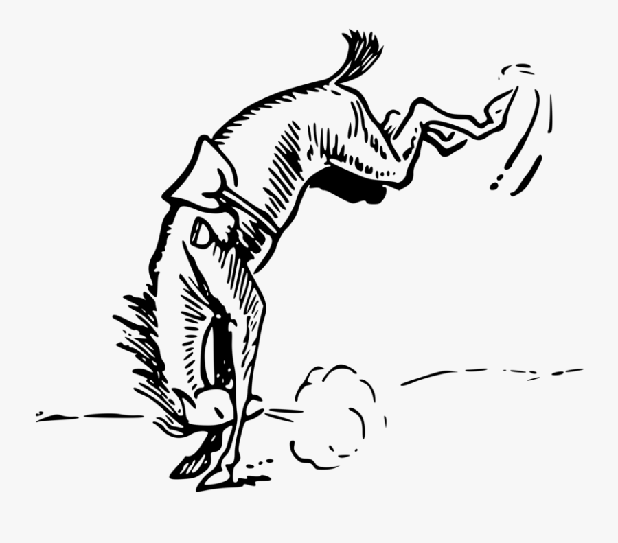 Kicking Horse - Horse Kicking Clipart, Transparent Clipart