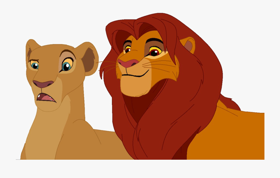 Nala Simba The Lion King Mufasa Youtube - Lion King Mufasa Nala, Transparent Clipart