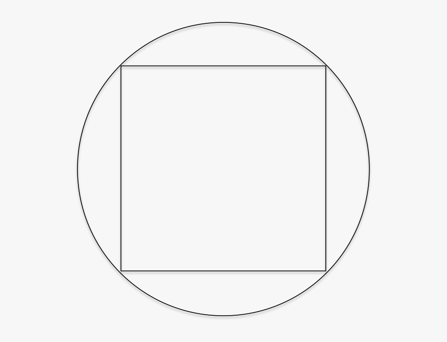 How To Find The Area Of A Square - Full Frame Sensor Circle Diameter, Transparent Clipart