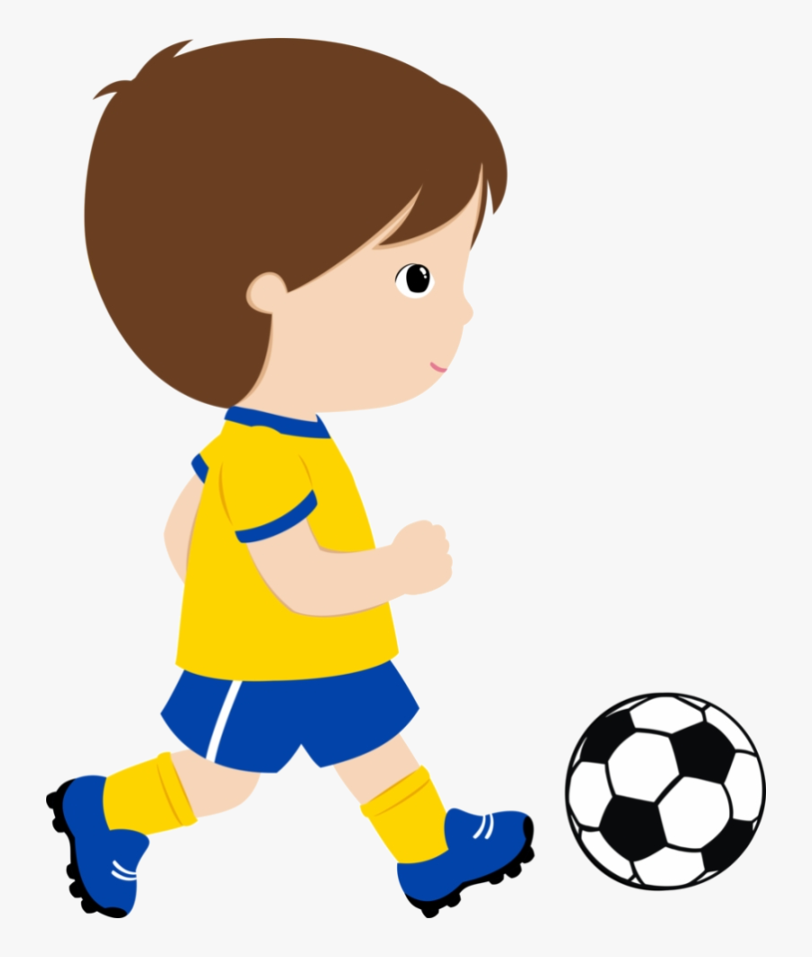 Soccer Clipart Grass Menino Jogando Bola Free Images - Football Theme Clip Art, Transparent Clipart