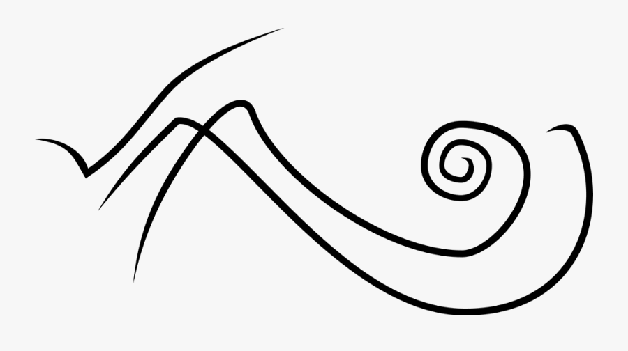 White Wolf - Line Art, Transparent Clipart