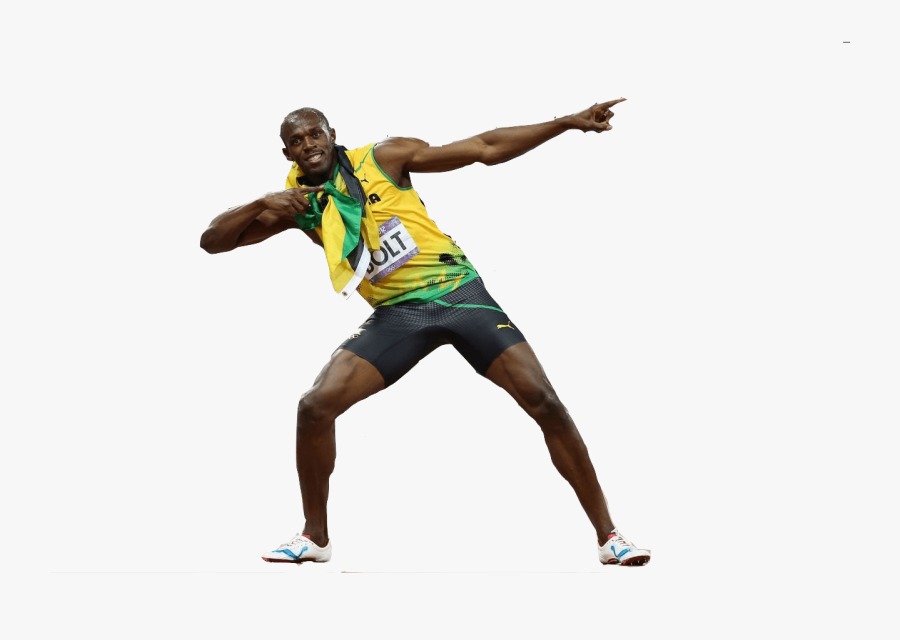 Usain Bolt Clipart - Usain Bolt White Background, Transparent Clipart