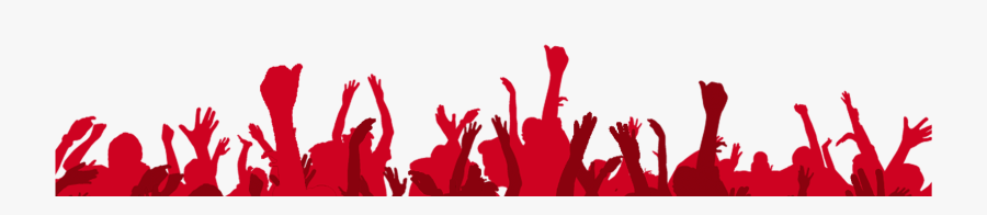 Cheering Silhouette At Getdrawings - People Partying Silhouette Png, Transparent Clipart