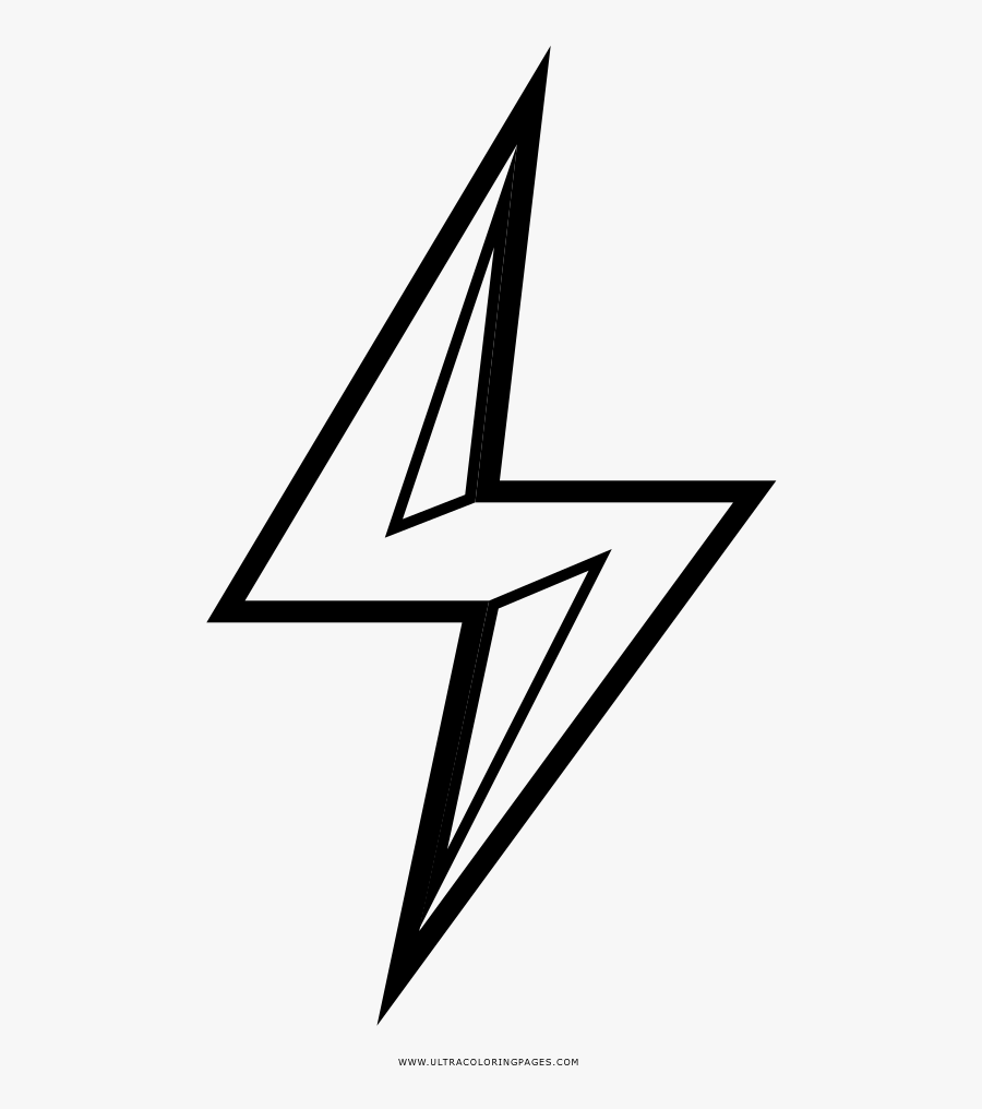 Transparent Lightening Bolt Clipart - Triangle, Transparent Clipart