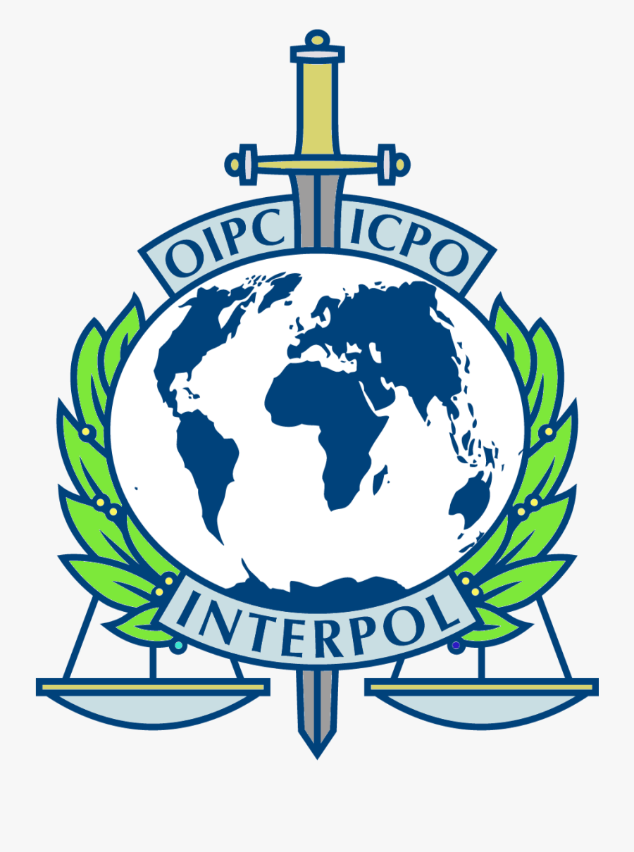 Interpol International Police And Intelligence Force - آرم پلیس بین الملل, Transparent Clipart