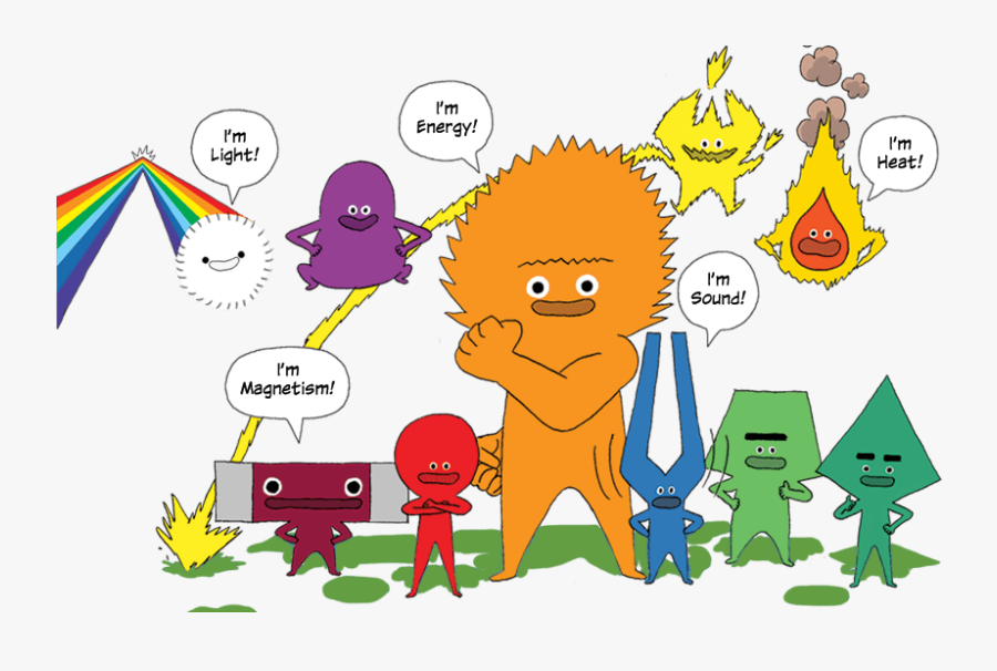 Bb Physical Science Book - Cartoon, Transparent Clipart