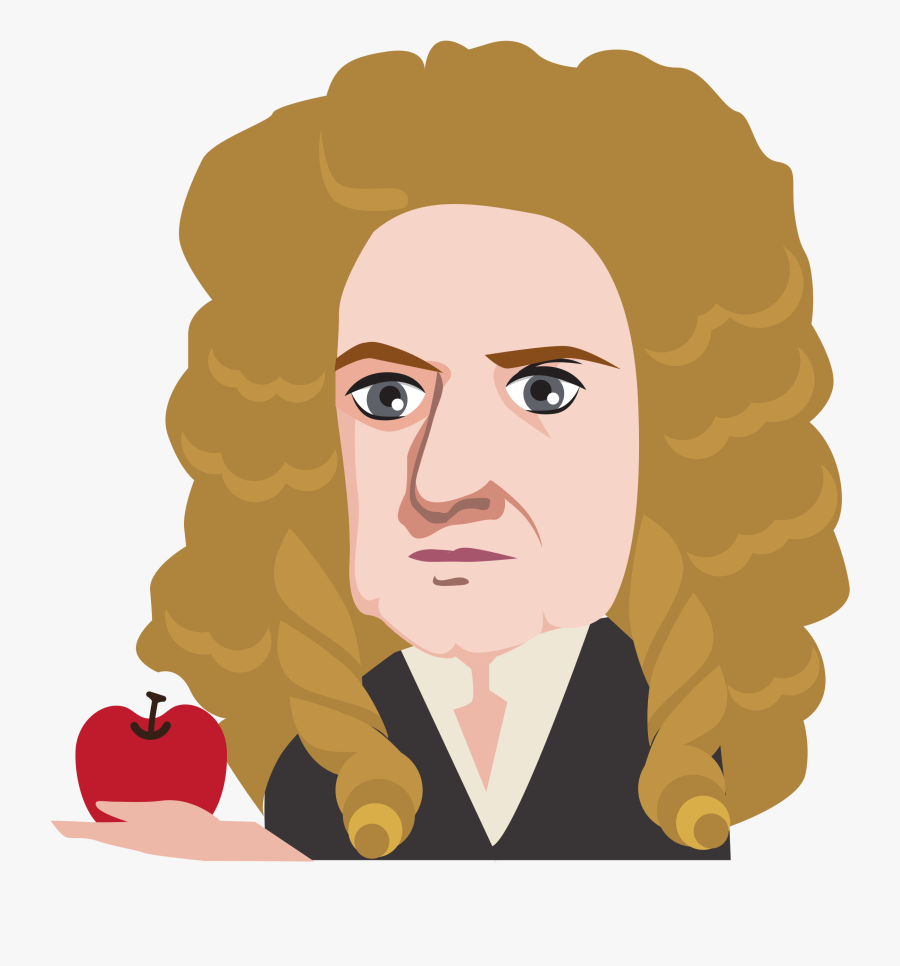Human Behavior,head,ear - Isaac Newton Png File, Transparent Clipart