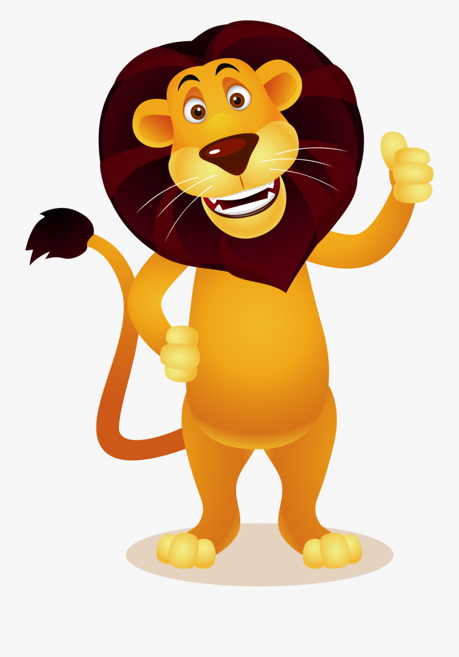 Roary The Lion - Smiling Lion Clip Art, Transparent Clipart