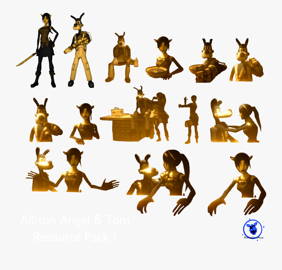Allison Angel & Tom Resource Pack 1 - Batim Allison And Tom, Transparent Clipart