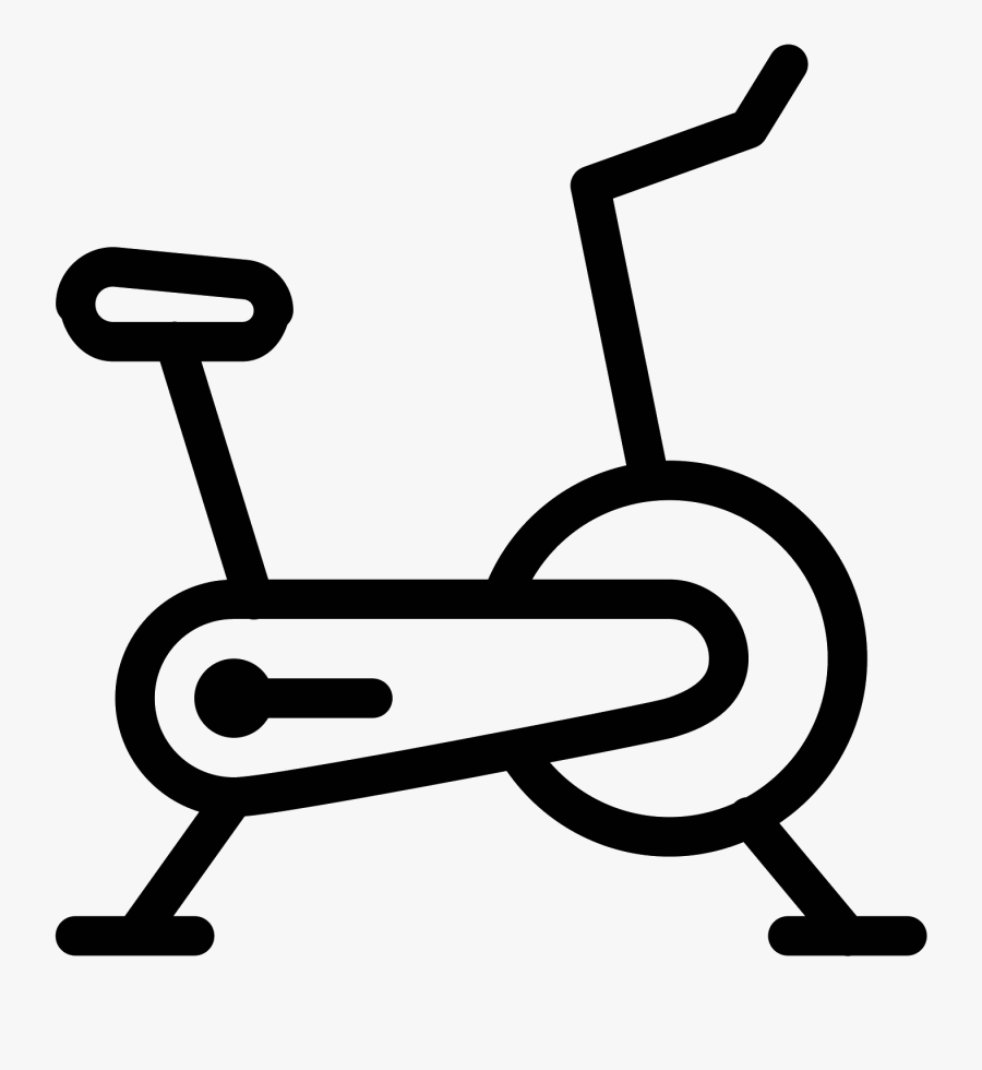 Clipart Bicycle Bike Spinning - Spinning Bike Icon Png, Transparent Clipart