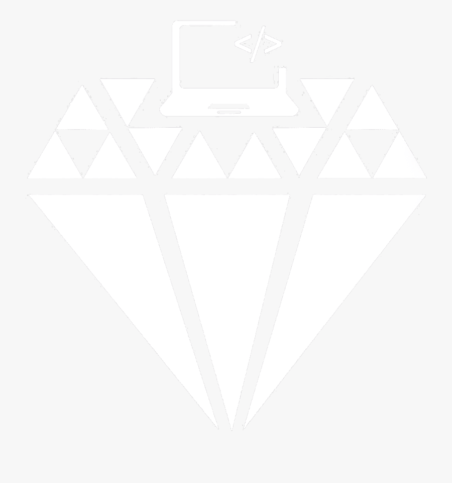 Transparent Milad Tower Png - Diamant Blanc Sur Fond Noir, Transparent Clipart