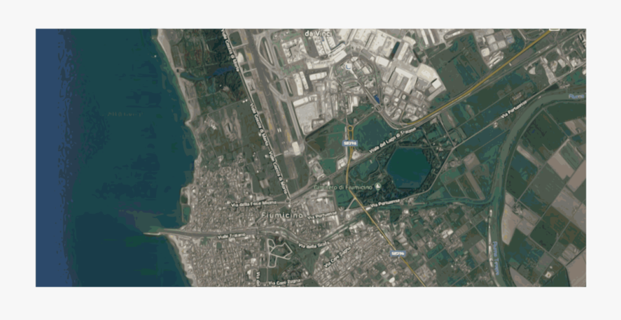 City,map,coast - Aeroport Rome Leonardo Da Vinci, Transparent Clipart