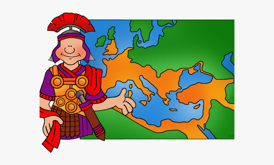 Ancient Rome Map For Kids, Transparent Clipart