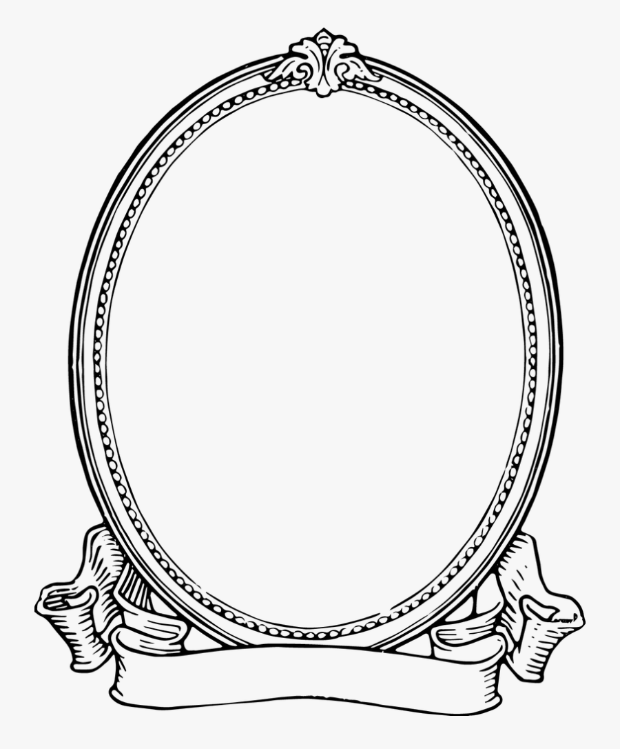Transparent Wiccan Png - Vintage Oval Frame Png, Transparent Clipart