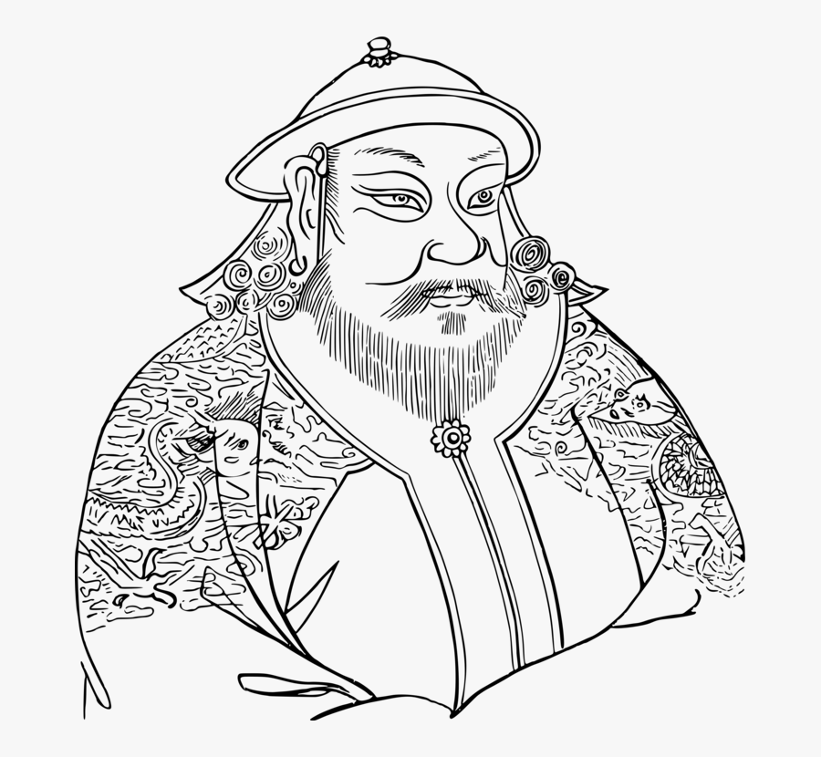 Transparent Genghis Khan Clipart - Kublai Khan, Transparent Clipart
