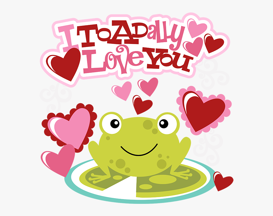 Toadally Love You, Transparent Clipart