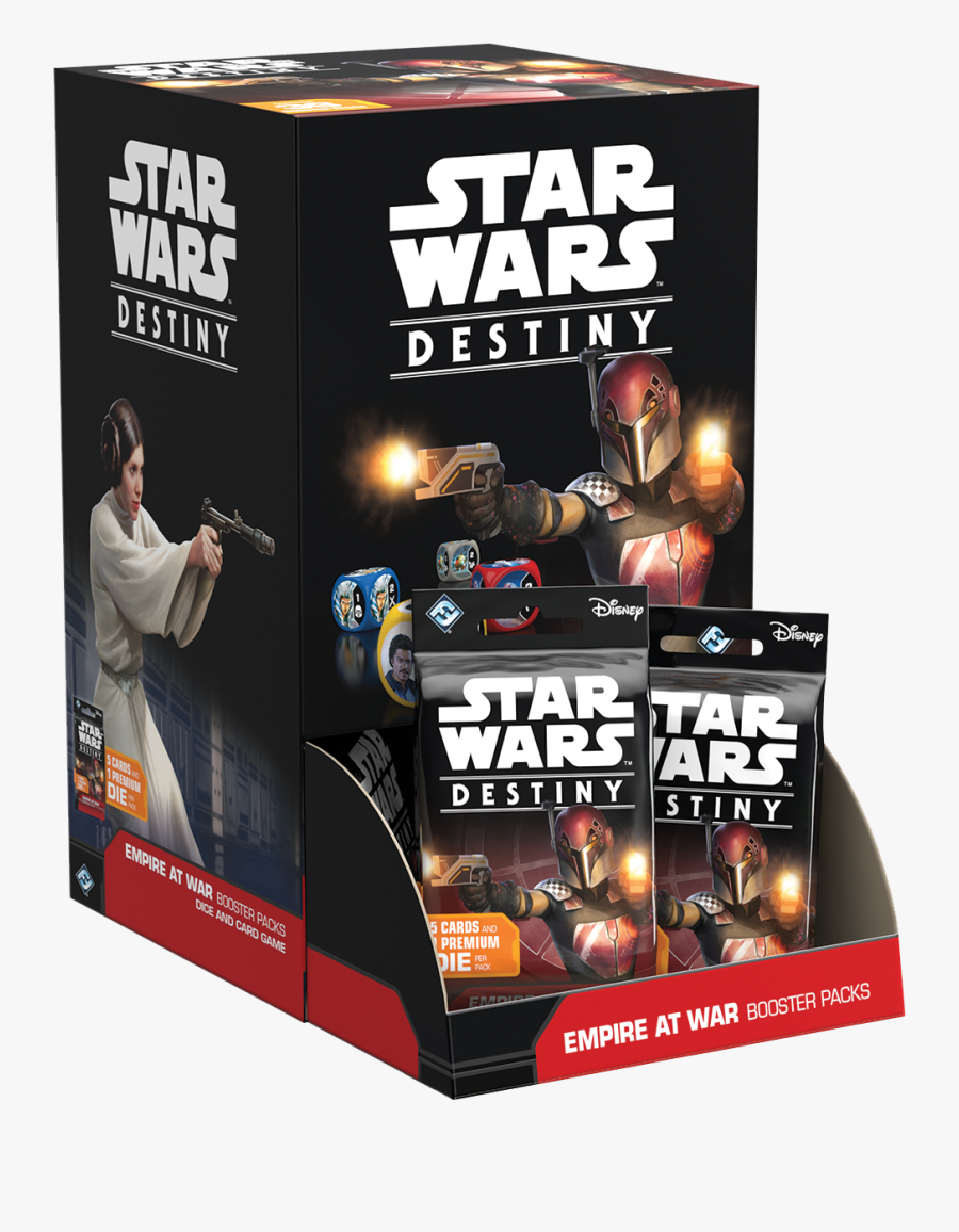 Transparent Destiny Game Clipart - Star Wars Destiny Empire At War Booster Box, Transparent Clipart