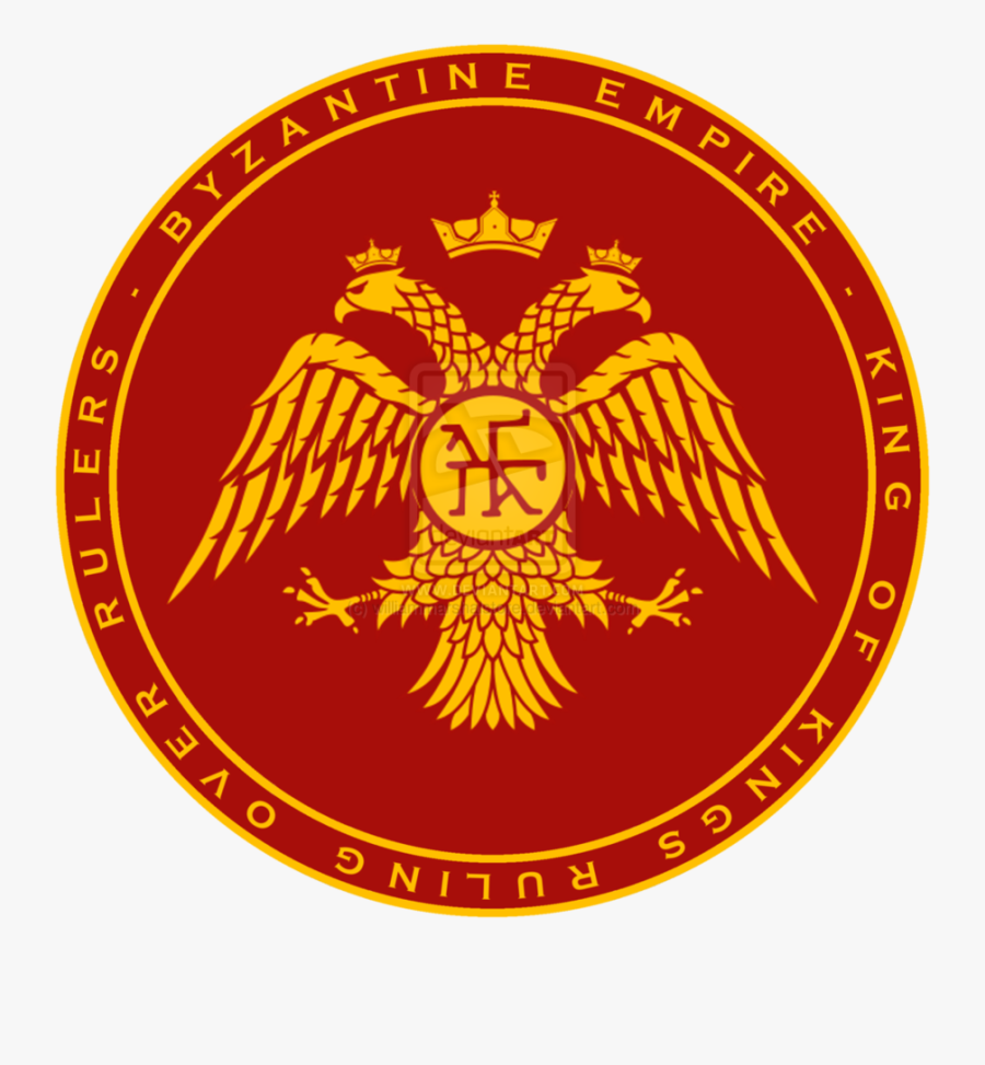 Byzantine Empire Palaiologan Double Headed Eagle - Byzantine Empire Symbol, Transparent Clipart