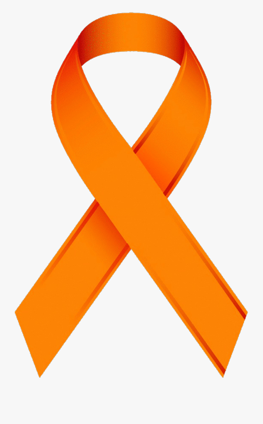 Never Miss A Moment - Orange Ribbon Cancer Png, Transparent Clipart
